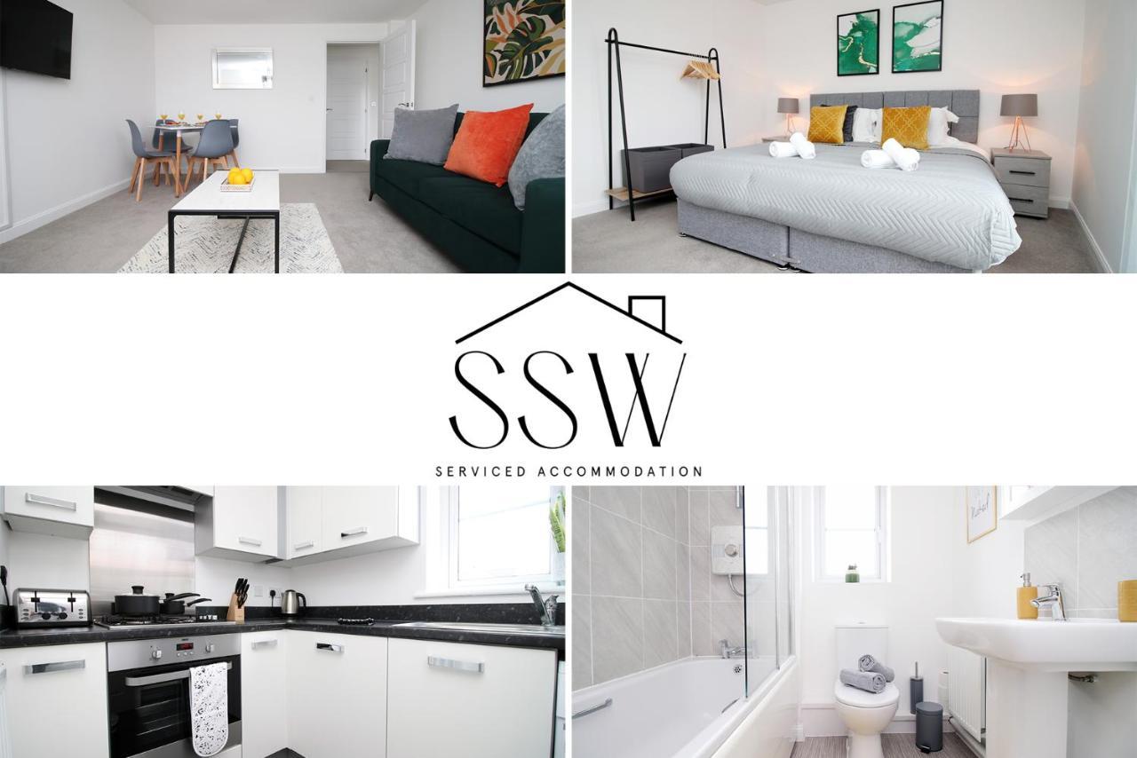 No 43 Stadium Views By Ssw - 2Br, Parking, Sleeps 4, 3Min Walk To Stadium, 10Min Drive To City Centre, Marina And Close To M4 Morriston Exterior foto